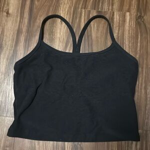 Beyond Yoga Crop Bra size M in Charcoal Spacedye